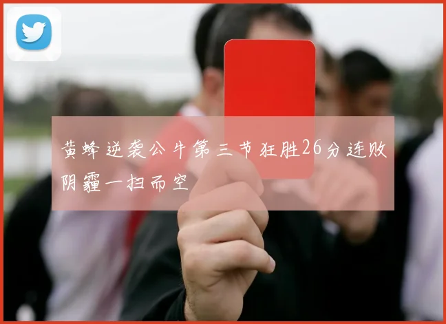 黄蜂逆袭公牛第三节狂胜26分连败阴霾一扫而空